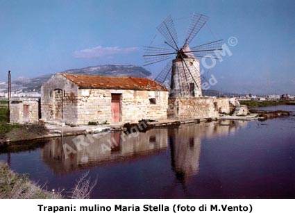 il mulino a vento Maria Stella di Trapani